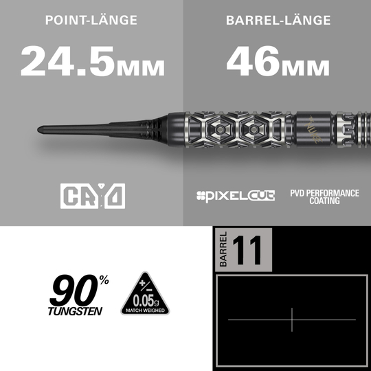 Měkké šipky Target Luke Littler Nuke Fallout - 19g