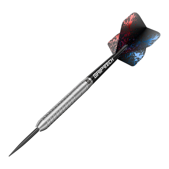 Das Bild zeigt die GOAT Inspire Steeldarts. Diese Steeldarts sind speziell zum präzisen Werfen entwickelt.