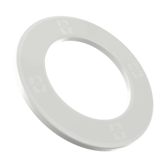 Obložení terče McDart Precision Nano Das Bild zeigt einen Artikel mit dem Namen MSF-K2_McDart_Precision_Nano_Dartboard_Surround_Wei_1. Es handelt sich vermutlich um einen weißen Dartboard-Surround von McDart.