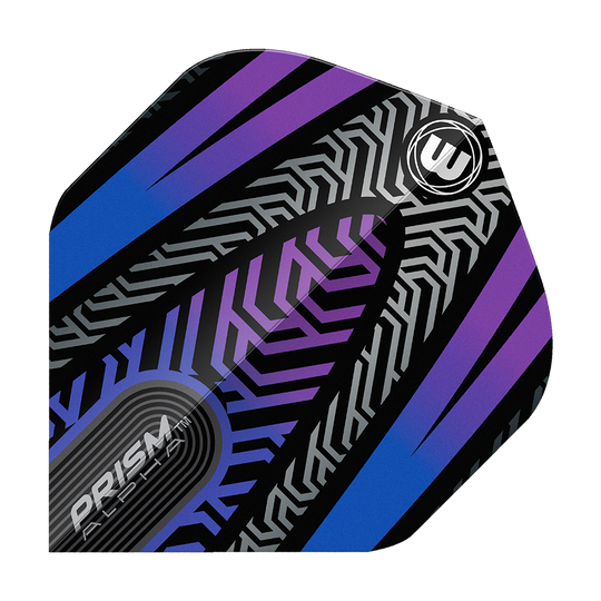 Winmau Prism Alpha Schwarz Blau No2 Standard Flights