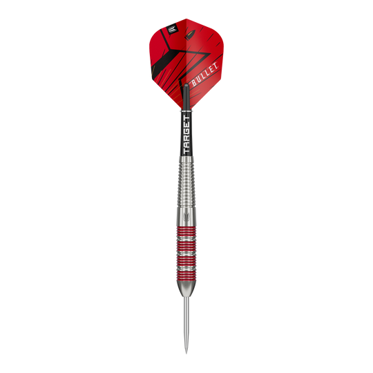 Sada šípů Target Stephen Bunting Bullet, 100 kusů, mosazné ocelové šipky - 22g