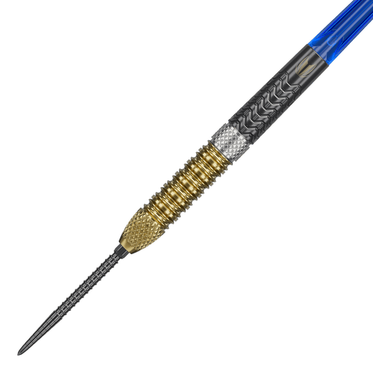 Terčové ocelové šipky Raymond Van Barneveld GEN6 Swiss Point Hier sieht man die Target Raymond Van Barneveld GEN6 Swiss Point Steeldarts. Die Darts überzeugen durch ihr professionelles Aussehen und eine ausgezeichnete Verarbeitung.