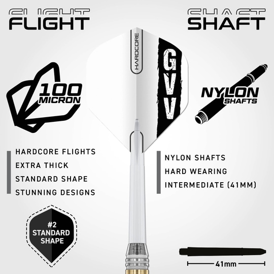 Brass Steeldarts Red Dragon Gian Van Veen - 21 g