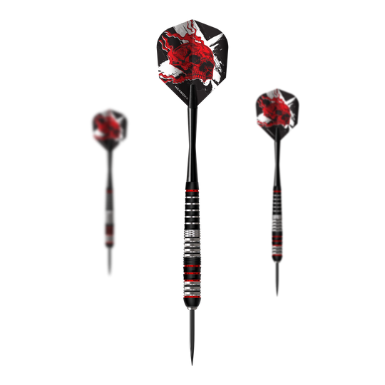 Šipky Harrows Heavy Metal Ryan Searle Brass Steel Diese Abbildung zeigt ein Set der Harrows Heavy Metal Ryan Searle Brass Steeldarts. Im Set sind mehrere Darts desselben Modells enthalten.