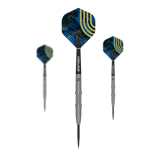Šipky GOAT Javelin ocelové Zu sehen ist das Produkt GOAT Javelin Tungsten Steeldarts. Der Dartpfeil besteht aus robustem Tungsten.