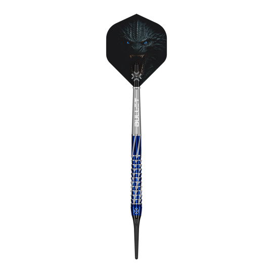 Šipky Bullet Hydra Softdarts - 20g Bullet Hydra Softdarts - 20g Darts sind einzeln abgebildet. Man erkennt gut die Oberfläche und die Details des Softdarts.