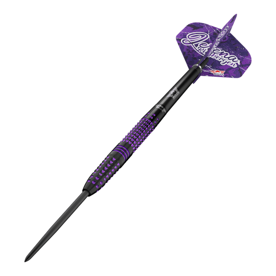 Bulls NL Lerena Rietbergen ocelové šipky - 24g Abgebildet sind die Bulls NL Lerena Rietbergen Steeldarts - 24g. Das Bild zeigt die Details und die hochwertige Verarbeitung der Steeldarts.