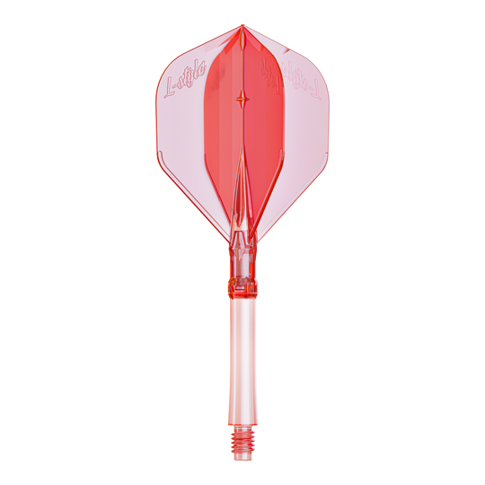 Letky L-Style L-Sytem - čirá červená Große Dart-Flights in klarem Rot, vermutlich für den Systemtyp L. Diese Flights eignen sich zum Austausch oder Aufrüsten von Darts.
