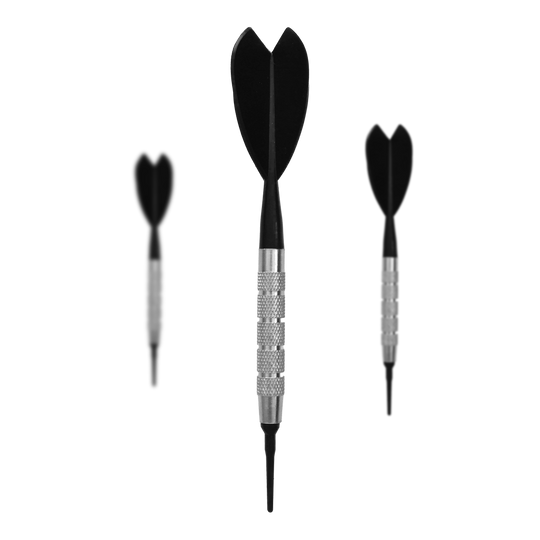 McDart stříbrné mosazné šipky Bardarts - měkké šipky - 18g Abgebildet sind die McDart Silver Brass Bardarts Softdarts - 18g. Diese Darts haben ein silbernes Messing-Design und sind ideal für Softdart-Fans.