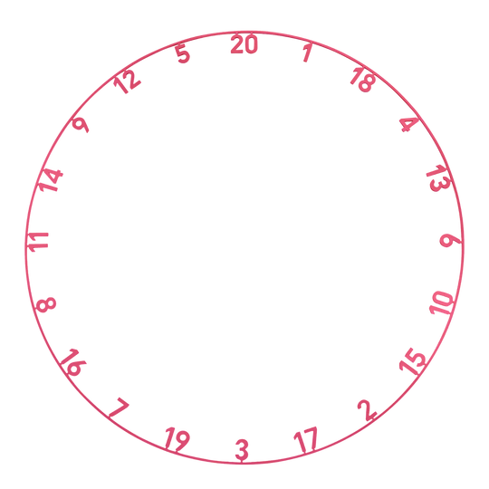 Precise 180 Endorphine Steel Dartboard s číslovaným kroužkem - Cyber Pink Abgebildet ist das Precise 180 Endorphine Steeldartboard mit Nummernring in Cyber Pink. Das Dartboard eignet sich ideal für Profi- und Freizeitspieler.