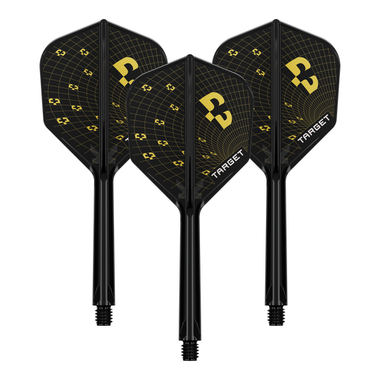 Letky Target K-Flex Bolide č. 6 Foto eines Sets von Dart-Flights, vermutlich Target K-Flex Bolide No6 in 33mm. Es sind mehrere der Flights zu sehen.