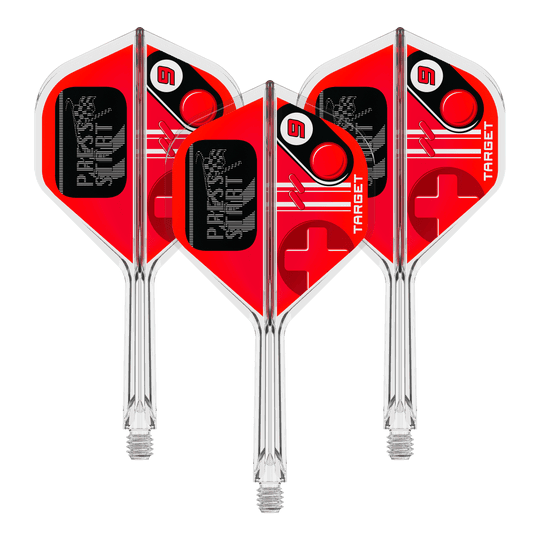 Foto von 410586_Target_K-Flex_PressStart_No2_Standard_Flights_26mm_1Set. Es handelt sich wahrscheinlich um ein Set von Dart Flights.