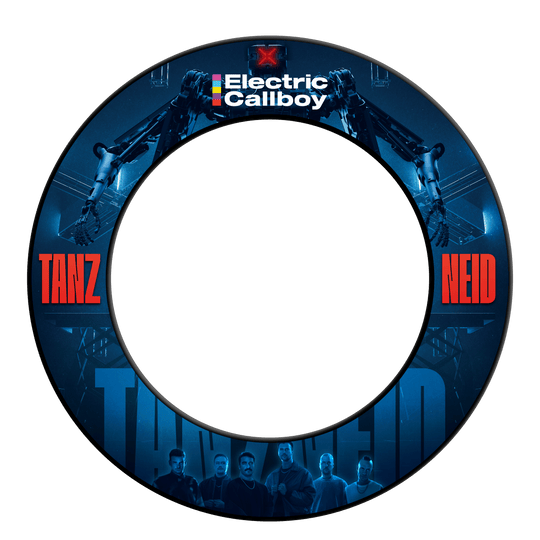 Surround terč Electric Callboy Dance Envy Das Bild zeigt vermutlich das Produkt 'EC01 Electric Callboy Tanzneid Dartboard Surround 2'. Es handelt sich um ein Zubehör für Dartboards.