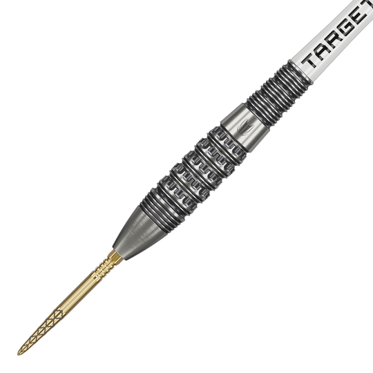 Ocelové šipky Target Redux 02 Swiss Point Die Target Redux 02 Swiss Point Steeldarts sind auf diesem Bild zu sehen. Es handelt sich um hochwertige Steeldarts für präzises Dartspiel.