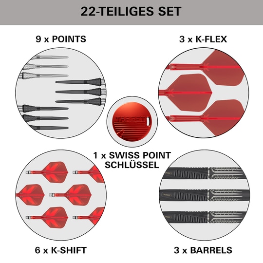 Měkké šipky Target Shift - 18g