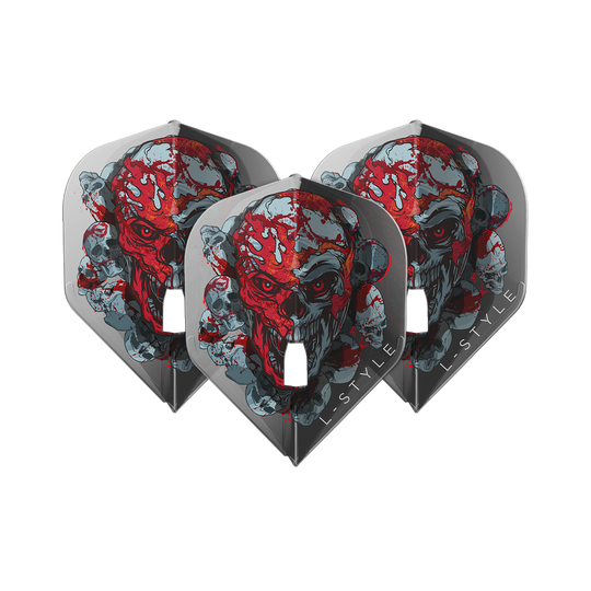 Letky L-Style Ryan Searle Signature V4 Clear Black L1PRO L-Style Ryan Searle Signature V4 Clear Black L1PRO Flights in einer Produktaufnahme. Die Flights eignen sich ideal für Dartspieler.