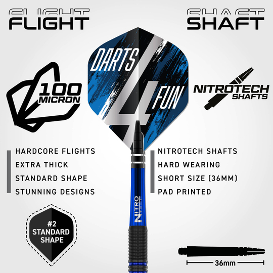Ocelové šipky Red Dragon David Williams V1 - 23g Dieses Bild zeigt Red Dragon David Williams V1 Steeldarts - 23g. Sie eignen sich perfekt für professionelle Dartspieler.
