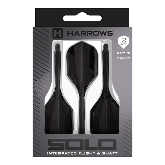 Harrows Solo No2 Flight-Shaft-System - Schwarz Harrows Solo No2 Flight-Shaft-System - Schwarz