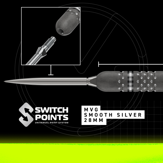 Winmau Michael Van Gerwen TS-PRO Switch Point Steeldarts
