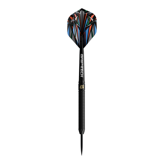 Šipky GOAT Athlete černé wolframové oceli Abgebildet ist das Produkt GOAT Athlete Black Tungsten Steeldarts. Es handelt sich um hochwertige Steeldarts mit schwarzem Wolfram-Schaftelement.