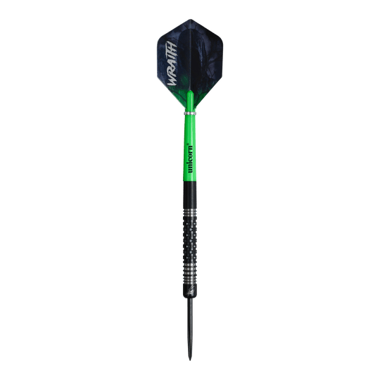 Ocelové šipky Unicorn Wraith James Wade Unicorn Wraith James Wade Steeldarts sind auf dem Bild dargestellt. Sie haben ein modernes Design und sind hochwertig verarbeitet.