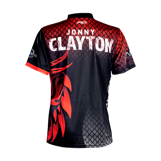 Šipkové tričko Red Dragon Jonny Clayton Tour