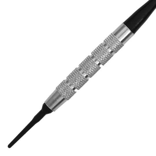 McDart stříbrné mosazné šipky Bardarts - měkké šipky - 18g Das Bild zeigt die McDart Silver Brass Bardarts Softdarts mit einem Gewicht von 18g. Diese Darts sind für das Softdart-Spiel geeignet.