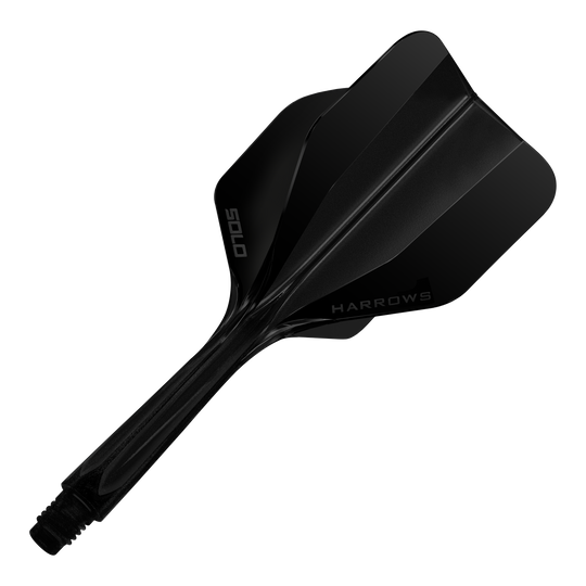 Harrows Solo No2 Flight-Shaft-System - Schwarz Ein Dart-Flight ist abgebildet. Es sind keine Produktdetails vorhanden.