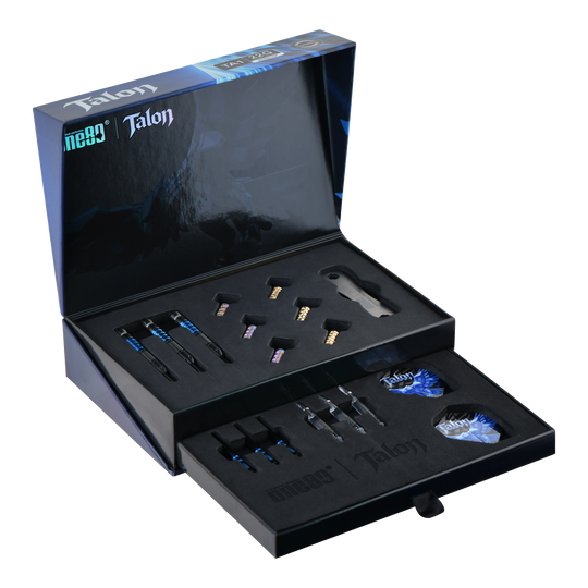 Ocelové šipky One80 Talon T1 Zu sehen sind die One80 Talon Steeldarts. Sie zeichnen sich durch ihr präzises Design aus.