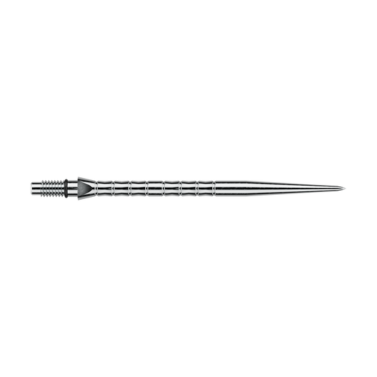Ocelové hroty šipek Winmau Switch Point Wave - stříbrný efekt Dieses Bild heißt Winmau_Switch_Point_Wave_Silver_Effect_Steeldartspitzen_40mm_2. Vermutlich zeigt es silberne Steeldartspitzen mit Wave-Effekt, 40 mm lang.
