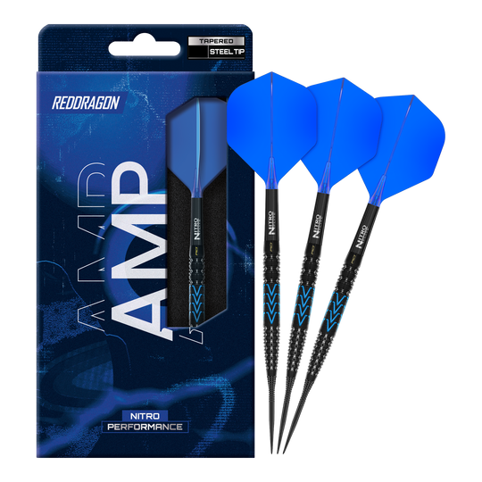 Šipky Red Dragon Amp Tapered Steel Dies ist ein Bild der Red Dragon Amp Tapered Steeldarts. Die Darts sind für professionelle Spieler entwickelt.