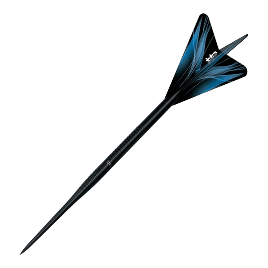 Caliburn TTD Complete Titanium T1 černé ocelové šipky - 5g Das Bild zeigt den Caliburn TTD Complete Titanium T1 Black Steeldarts - 5g. Der Dartpfeil besticht durch sein schwarzes Titan-Finish.