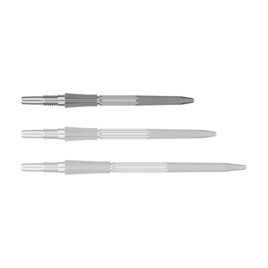 Špičky na šipky Target Elysian Archetype 43 Swiss Point ocelové - stříbrné Abgebildet ist eine silberne SwissPoint Dartspitze, 30 mm lang. Die Spitze stammt vermutlich von Target Elysian Archetype 43.