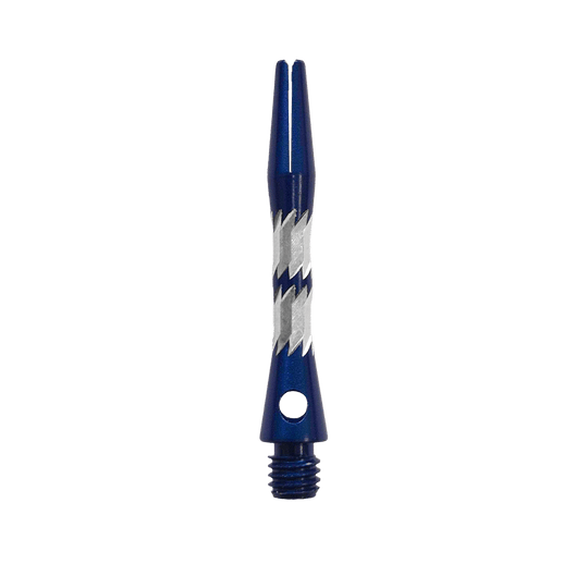Hliníkové shafty Bulls NL Minor - modré - 33 mm Abgebildet sind Bulls NL Minor Aluminium Shafts in Blau, 33 mm lang. Die Schäfte sind für Dartpfeile geeignet.