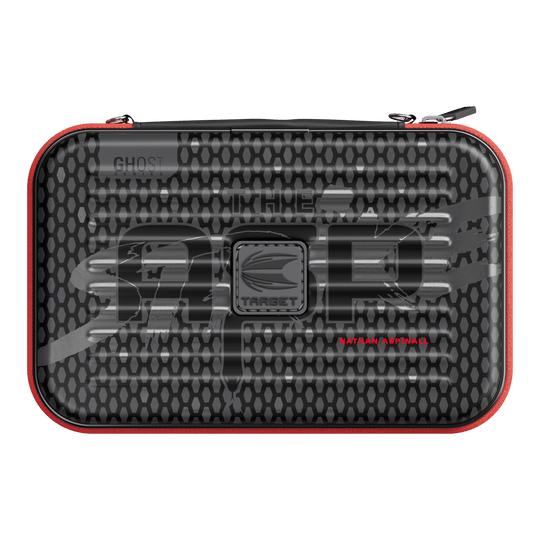 Das Bild zeigt das Takoma XL Ghost Series Nathan Aspinall Dartcase. Das Dartcase ist speziell für Dartspieler entworfen.