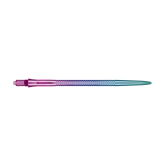 Špičky šipek Caliburn EZ-EVO - drážkované - duhové Gezeigt werden Caliburn EZ-EVO Dartspitzen mit Rillen im Rainbow-Design, 45 mm Länge. Das Set enthält Dartspitzen mit auffälligen Regenbogenfarben.