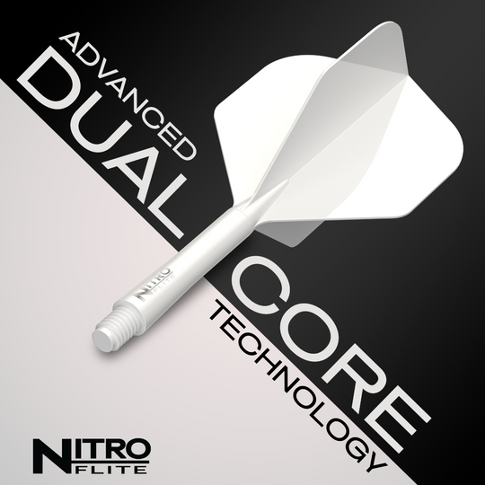 Red Dragon Nitroflite White Shaft White Flights No.2 Abgebildet ist der Red Dragon Nitroflite White Shaft White Flights No2. Der Artikel besteht aus weißen Dartflights mit weißem Schaft.