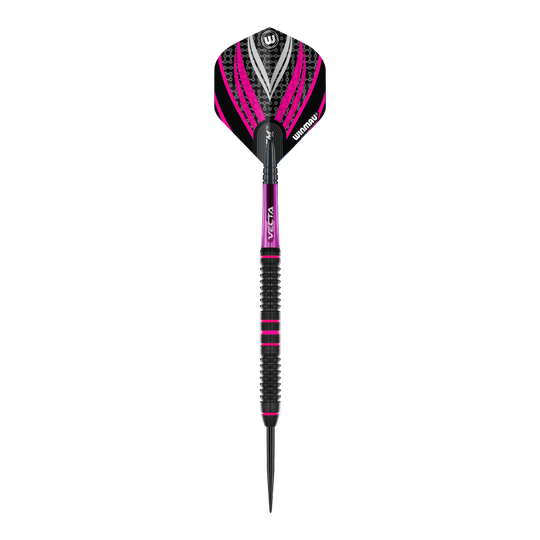 Šipky Winmau Team 360 Rebecca Allen ocelové - 24g Das Bild stellt die Winmau Team 360 Rebecca Allen Steeldarts - 24g dar. Diese Darts bieten eine ausgezeichnete Balance und Kontrolle beim Spiel.