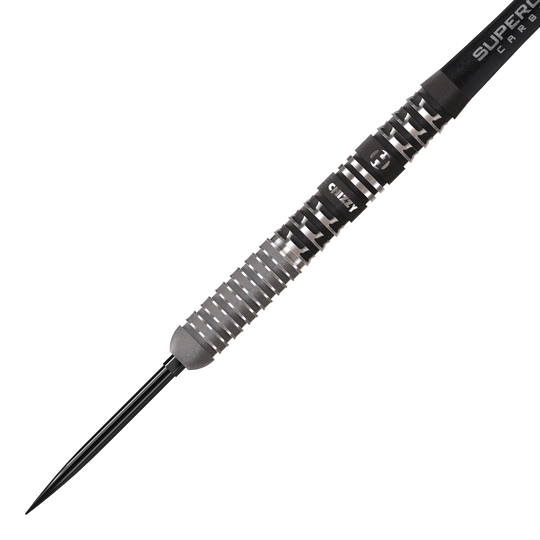 Hier sind die Harrows Dave Chisnall Chizzy Series 4 Quick Point Steeldarts abgebildet. Sie eignen sich ideal für ambitionierte Dartspieler.