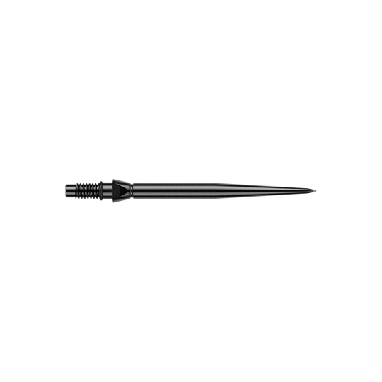 Špičky na šipky Winmau Switch Point Smooth Steel - černé Gezeigt wird eine schwarze glatte Steeldartspitze von Winmau. Die Spitze hat eine Länge von 26mm.