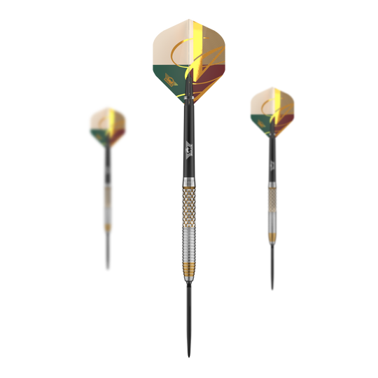 Ocelové šipky Bulls NL Vintage Shark Convertible Points Das Foto zeigt ein Set der Bulls NL Vintago Shark Convertible Points Steeldarts. Dieses Set ist ideal für professionelle Dartspieler geeignet.