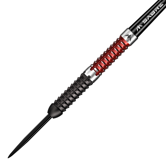 Šipky Mission Llew Bevan Černočervené elektro ocelové - 23g Mission Llew Bevan Black Red Electro Steeldarts - 23g. Diese Steeldarts überzeugen durch ihr Design in Schwarz und Rot.
