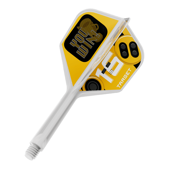 Target K-Flex Vyhrajete lety č. 6 Ein Dart Flight ist zu sehen. Es handelt sich um das Modell Target K-Flex YouWin No6 mit einer Länge von 26 mm.