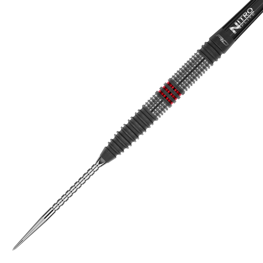Šipky Red Dragon Jonny Clayton Hireath Switch Point ocelové Das Bild zeigt die Red Dragon Jonny Clayton Hireath Switch Point Steeldarts. Sie sind speziell für Präzision und Spielkomfort konzipiert.