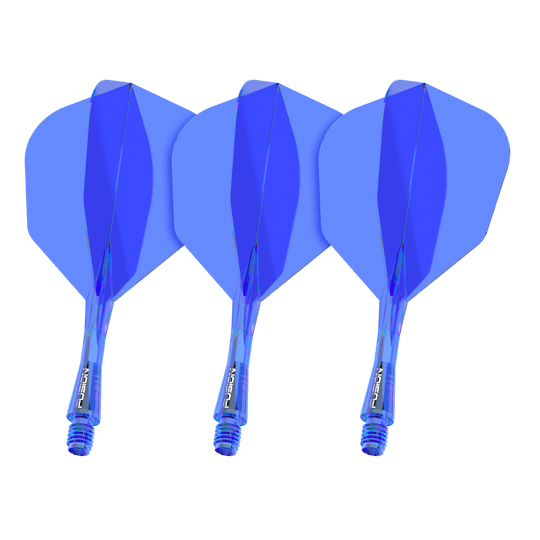 Systém letky Winmau Fusion č. 6 modrý Gezeigt wird ein Artikel mit dem Dateinamen 8836_Winmau_Fusion_Flight_Shaft_System_No6_Blau_22mm_1Set. Das Bild stellt wahrscheinlich ein blaues Dartzubehör-Set dar.