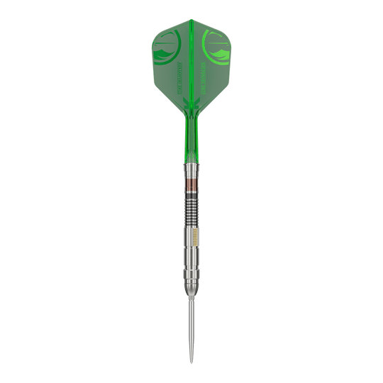 Šipky Target Star Wars Luke Skywalker Jedi Knight Lightsaber Limited First Edition - 24g Das Bild zeigt die Target Star Wars Luke Skywalker The Jedi Knight Light Saber Limited Edition Steeldarts - 24g. Es handelt sich um eine limitierte Dart-Edition, inspiriert von Luke Skywalker aus Star Wars.