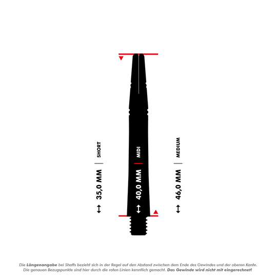 Harrow&#39;s Alamo VS2 Shafts - Red