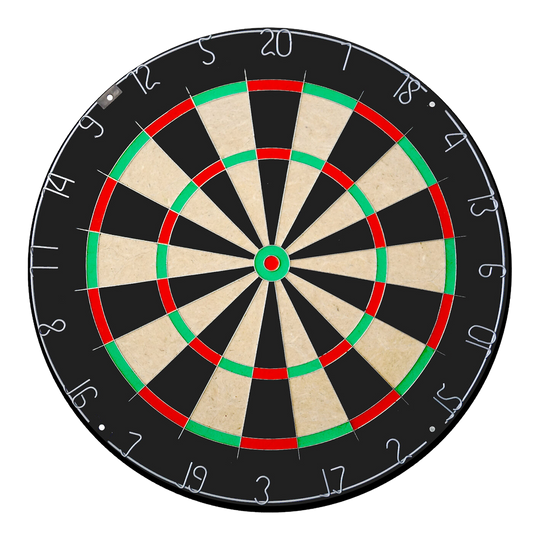 Sada terčů Karella BullOut včetně 2 sad ocelových šipek Abgebildet ist das Karella Dartboard BullOut Set mit zwei Sätzen Steeldarts. Das Produkt ist perfekt für Darts-Fans und beinhaltet ein Dartboard sowie Steeldarts.