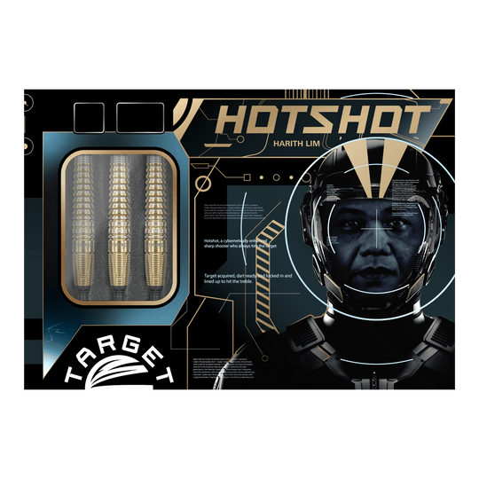 Die Target Japan Prime Series Harith Lim HotShot GEN3 Softdarts - 18g werden gezeigt. Diese Softdarts zeichnen sich durch ihr schlankes Design aus.