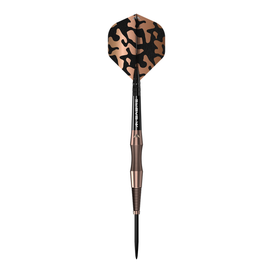 Das Bild zeigt die Mission Deadshot Bronze Steeldarts - 23g. Diese Steeldarts sind ideal für ambitionierte Dartspieler.